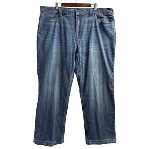 Duluth Trading Co Men's Ballroom Flannel-Lined‎ Relaxed Fit Jeans 42 x 30 Flex